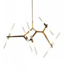 Vita 10 | Frosted Glass Chandelier - Home Cartel ®