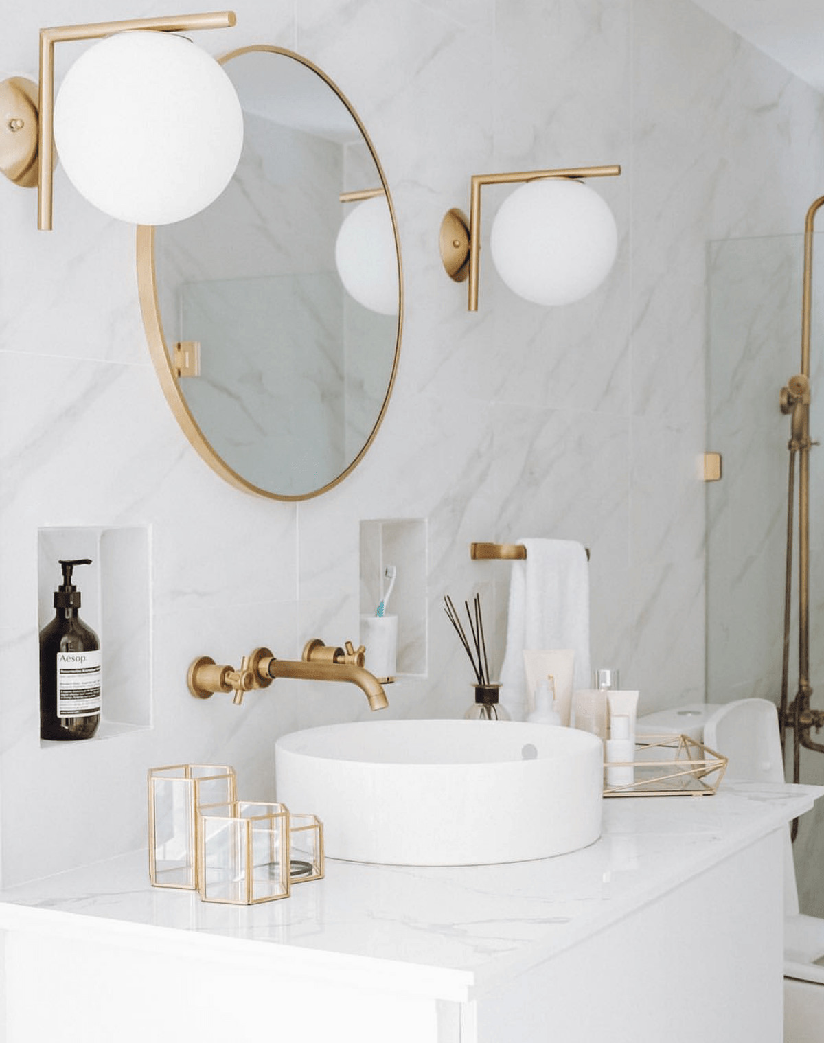 Salvi Gold Frost | Wall Sconce - Home Cartel ®