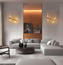 Vita Deux | Gold w/ Frosted Glass Wall Sconce - Home Cartel ®