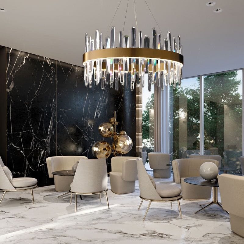 Eile (Round) | Modern Chandelier - Home Cartel ®