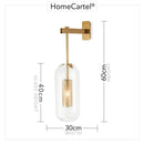 Rigmor | Modern Glass Wall Sconce - Home Cartel ®