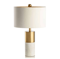 Aaren | Gold x Marble Base Table Lamp - Home Cartel ®