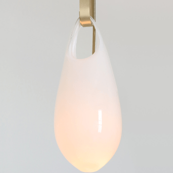 Lacrima | Modern Belted Glass Pendant Light