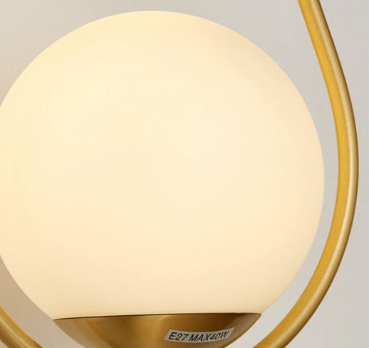 Geeta | Frosted Sphere Modern Wall Lamp - Home Cartel ®