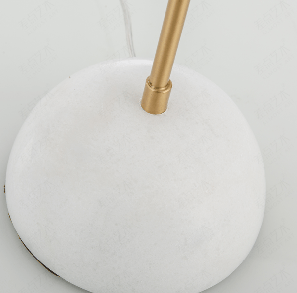Boden | Brass Marble Table Lamp - Home Cartel ®