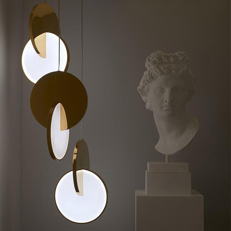 Sigrid Met Gold | Modern LED Pendant Light