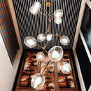 Vanja 11 | Clear Glass Luxe Chandelier - Home Cartel ®