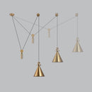 Elsa | Adjustable Brass Pendant Light - Home Cartel ®