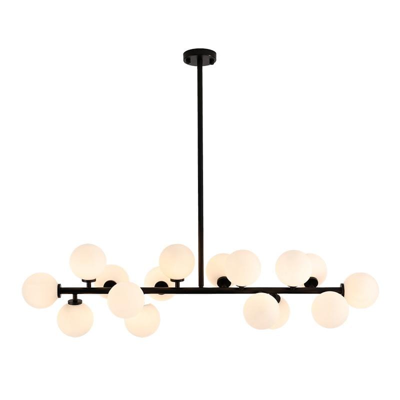 Thilly | Frosted Ball Chandelier - Home Cartel ®