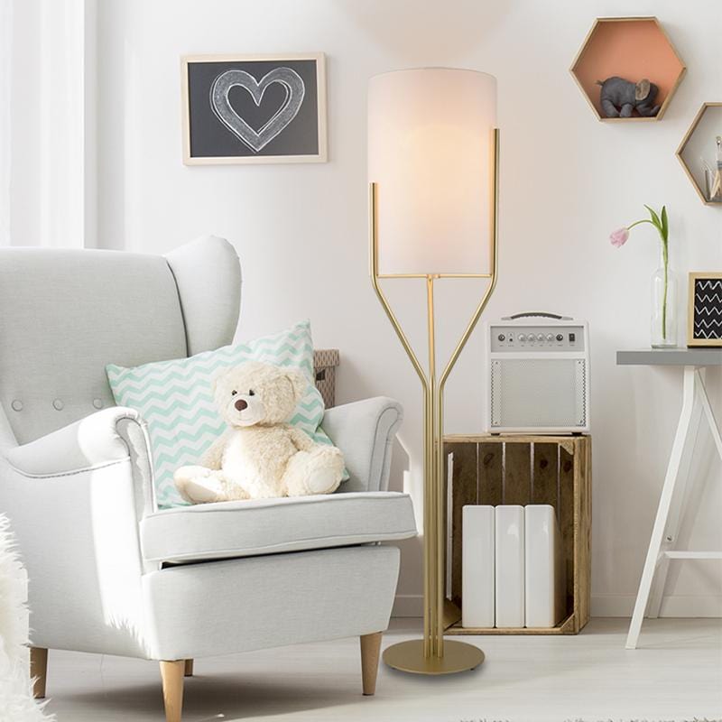 Hallbjorn | Modern Shade Floor Lamp - Home Cartel ®