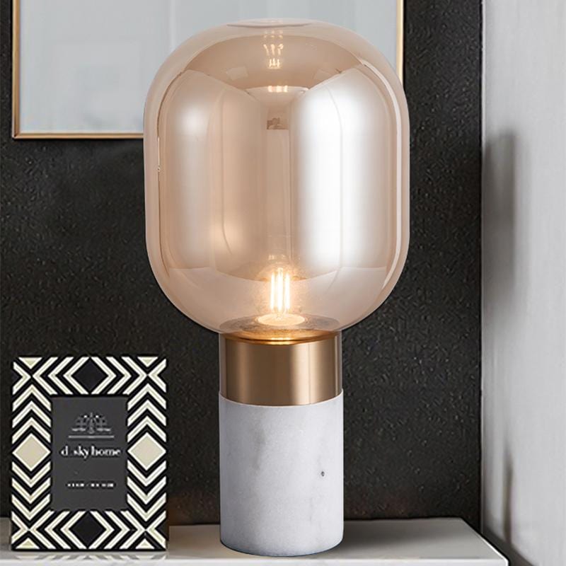 Noma | Modern Table Lamp with Marble Base - Home Cartel ®