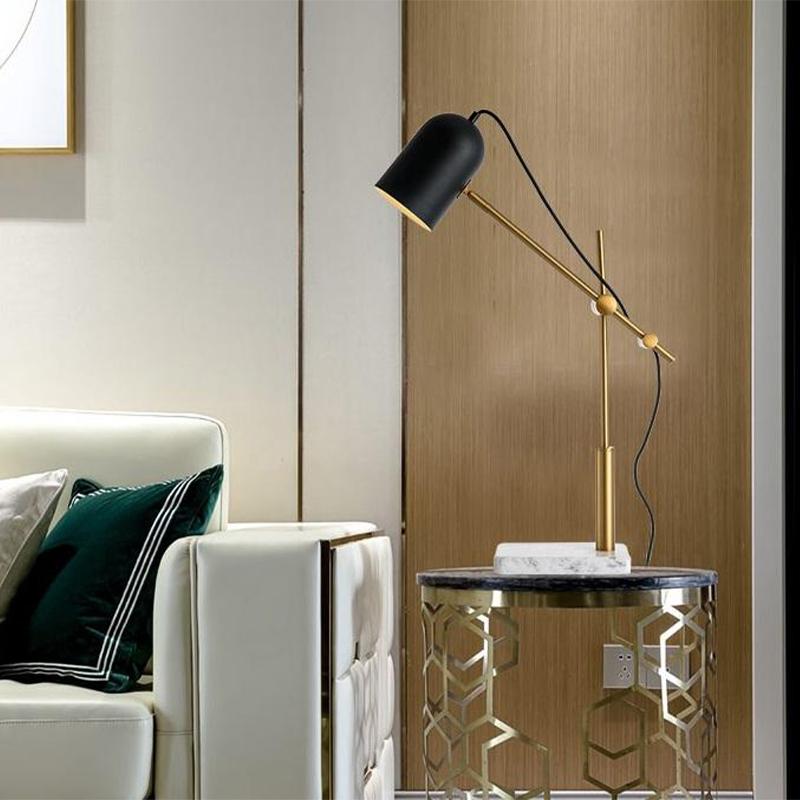 Carnegie | Modern Table Lamp with Marble Base - Home Cartel ®
