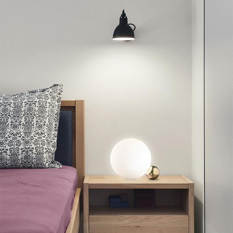 Luna | Frosted Sphere Table Lamp - Home Cartel ®