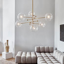 Dana 6 | Brass Modern Chandelier - Home Cartel ®