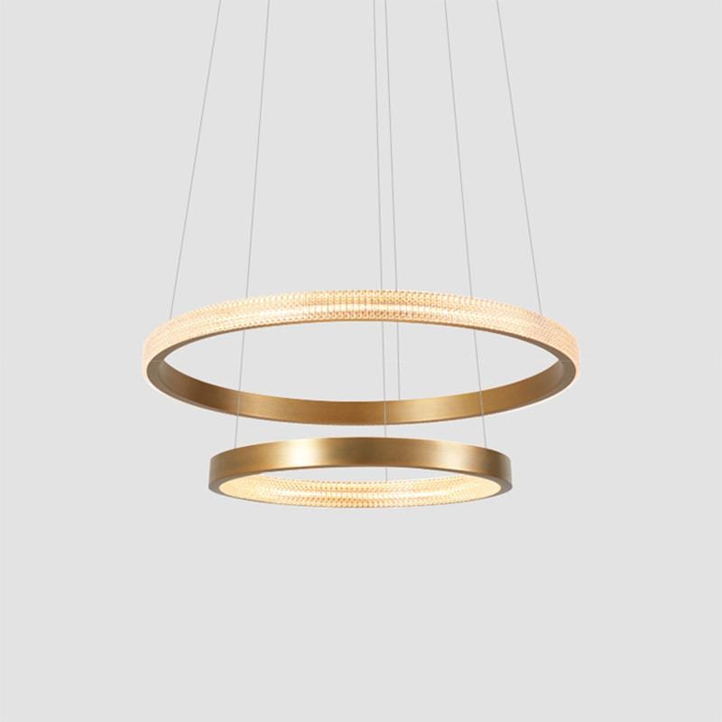 Hera | Modern LED Chandelier with Crystal Details