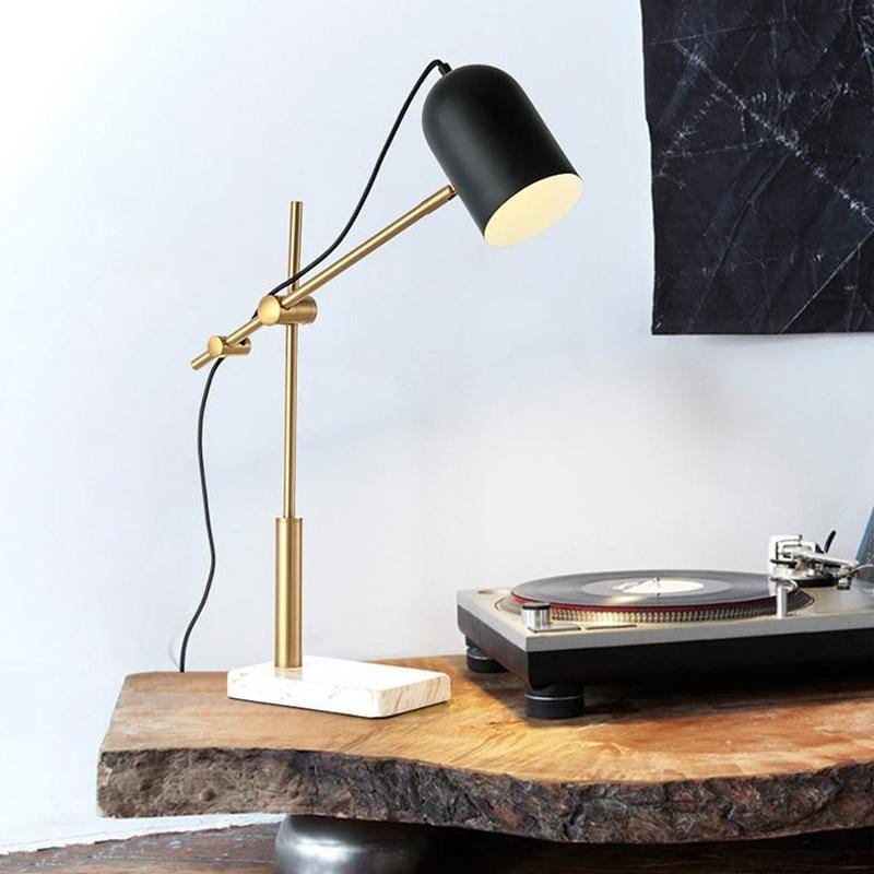 Carnegie | Modern Table Lamp with Marble Base - Home Cartel ®