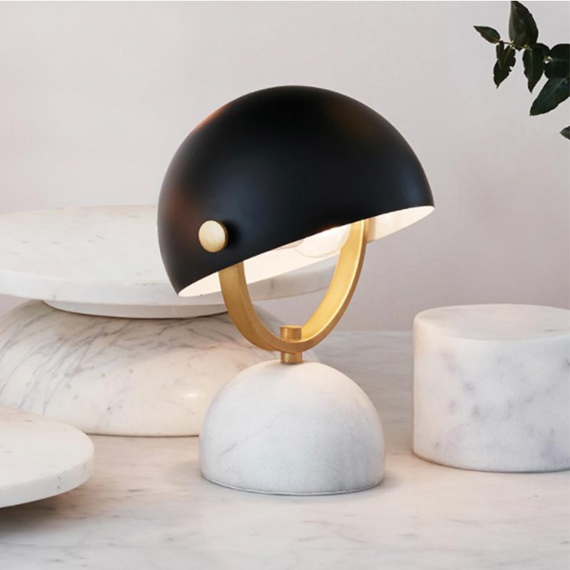 Dalancey | Modern Table Lamp with Marble Base