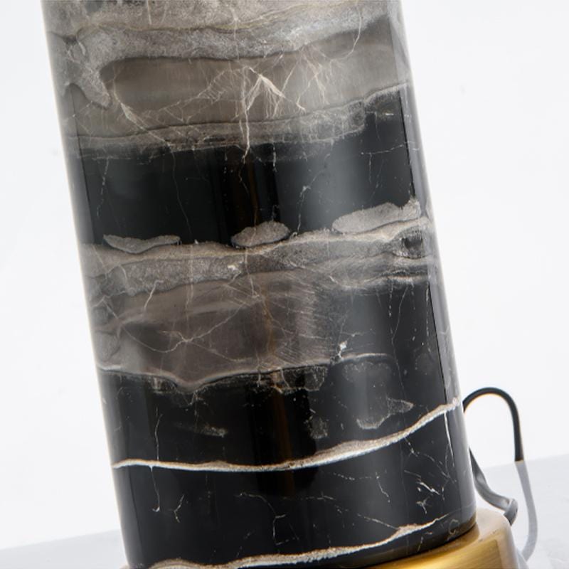 Aaren Deux | Marble Base Shade Table Lamp - Home Cartel ®