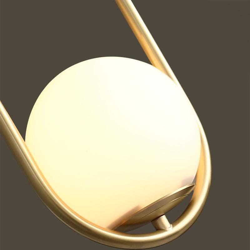Tio | Brass and Frosted Glass Pendant Light - Home Cartel ®