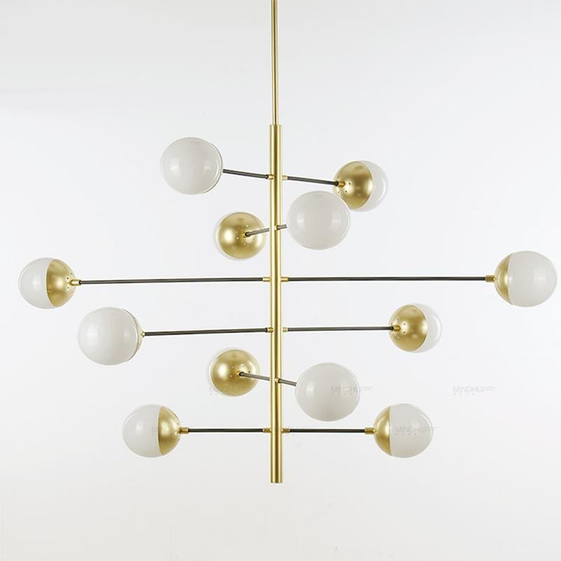 Frida | Modern Chandelier with Glass Orbs - Home Cartel ®