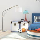 Signy | Modern Shade with Marble Base Floor Lamp