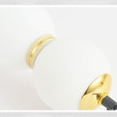 Iris B | Glass Sphere with Gold Details Pendant Light