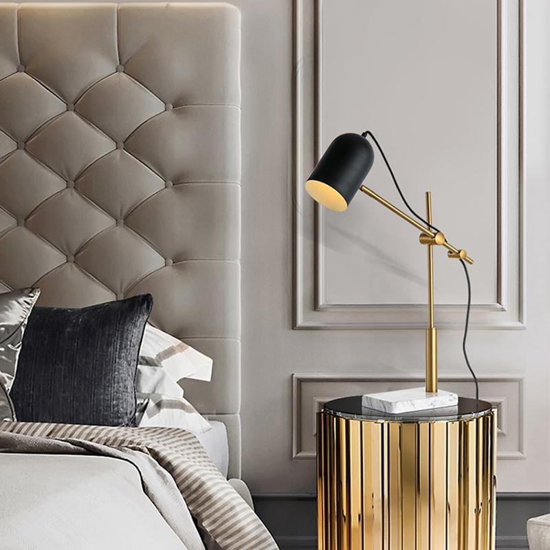 Carnegie | Modern Table Lamp with Marble Base - Home Cartel ®