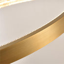 Hera Deux | Modern LED Chandelier with Crystal Details