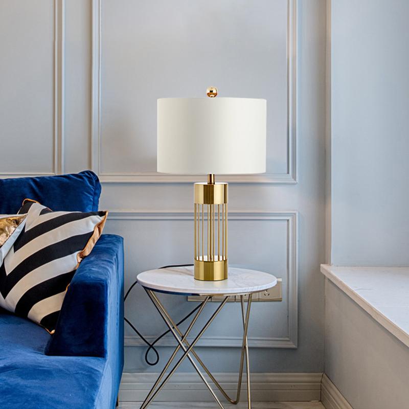 Nora | Brass Base Table Lamp - Home Cartel ®