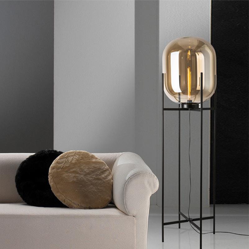 Asmund | Glass Floor Lamp