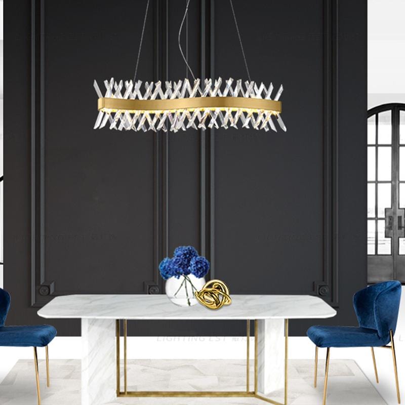 Rivia Deux | Modern Luxe Crystal Chandelier - Home Cartel ®