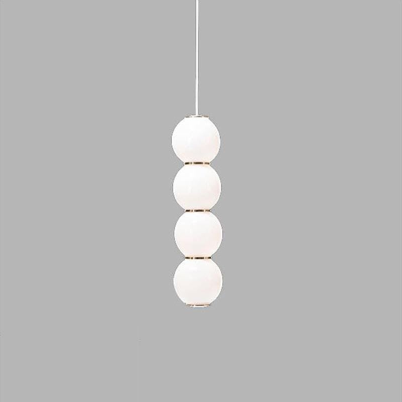 Iris B | Glass Sphere with Gold Details Pendant Light - Home Cartel ®