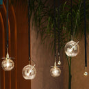 Thyra Mono | Leather and Glass Modern Pendant Light