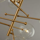 Dana 6 | Brass Modern Chandelier - Home Cartel ®