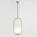 Tio | Brass and Frosted Glass Pendant Light - Home Cartel ®
