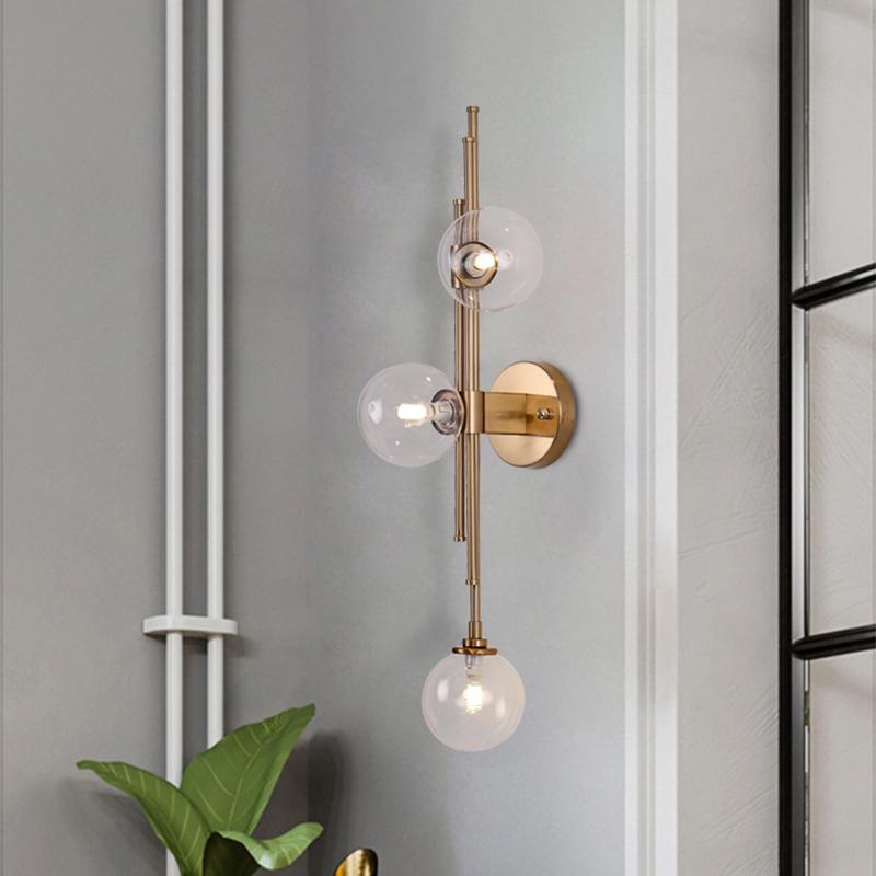 Roslin Deux | Clear Glass Wall Lamp - Home Cartel ®