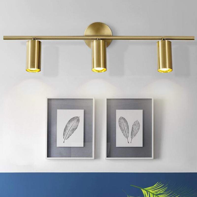 Asva 3 Heads | Brass Track Light - Home Cartel ®