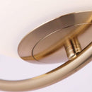 Tia | Brass and Frosted Glass Pendant Light - Home Cartel ®