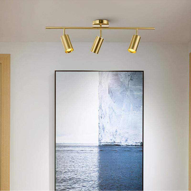 Asva 3 Heads | Brass Track Light - Home Cartel ®