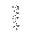 Vanja 15 | Black Smokey Glass Luxe Chandelier