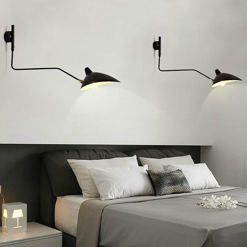 Hagar Black | Mid-Century Wall Sconce - Home Cartel ®