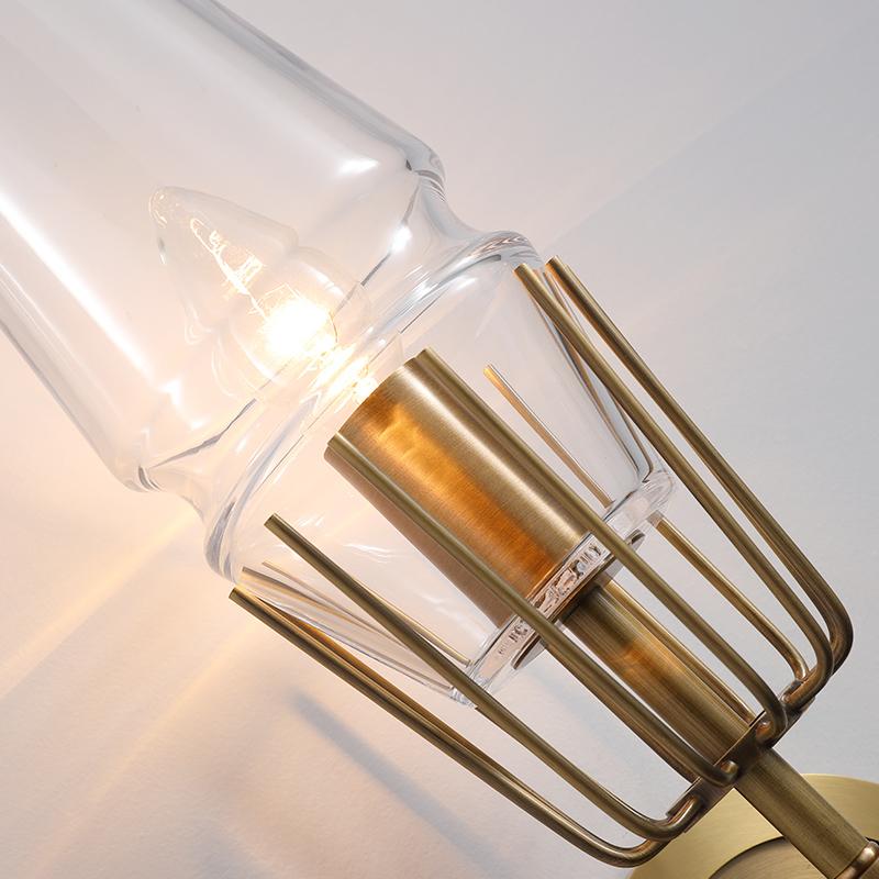 Lyon 2 |  Luxe Glass Wall Sconce