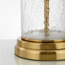 Ottilia | Hammered Glass Base Table Lamp