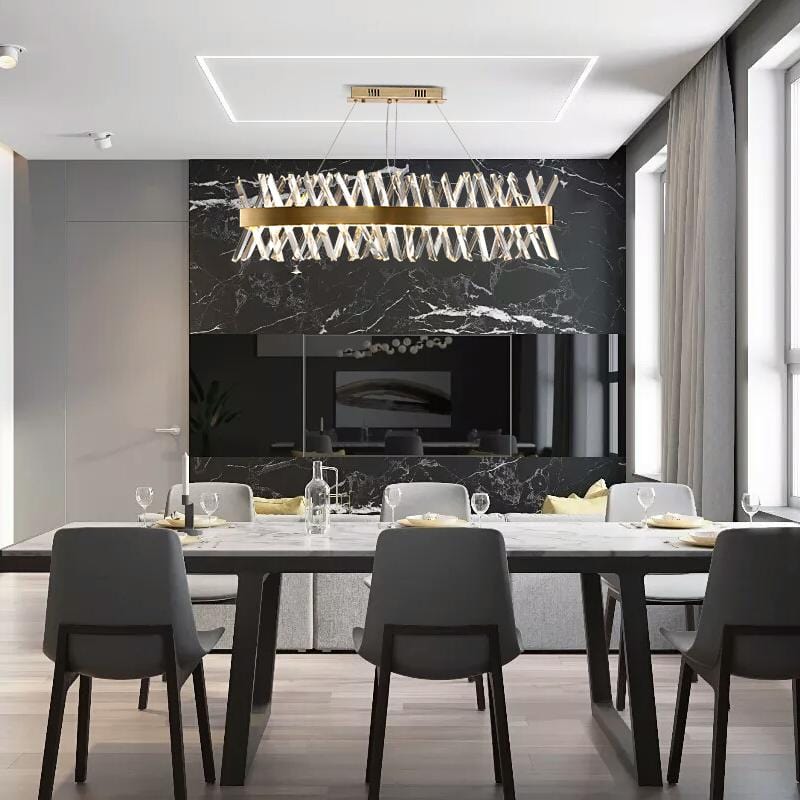 Rivia Deux | Modern Luxe Crystal Chandelier - Home Cartel ®