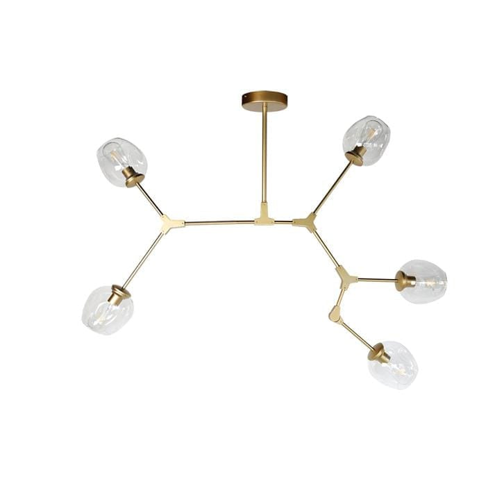Vanja 5 | Glass Luxe Chandelier - Home Cartel ®