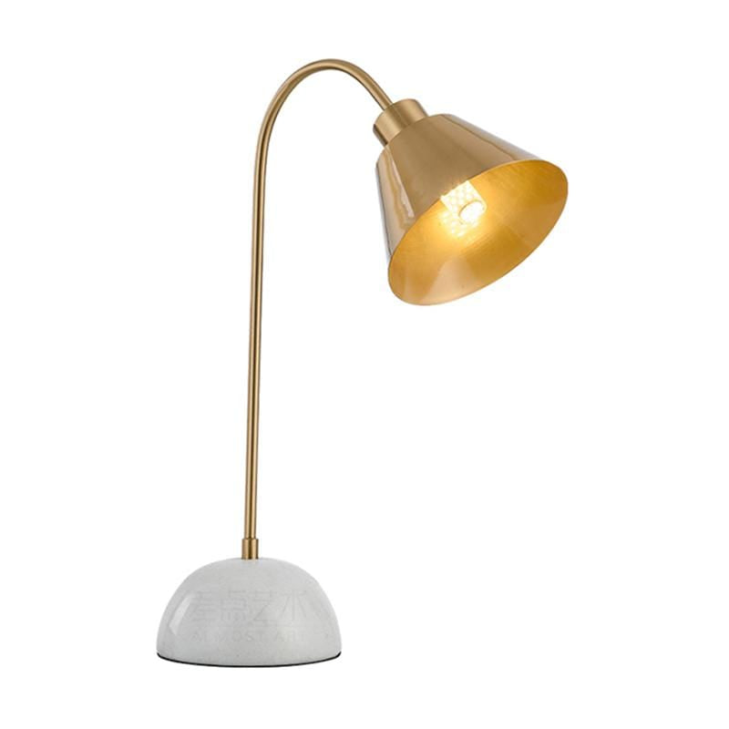 Boden | Brass Marble Table Lamp - Home Cartel ®