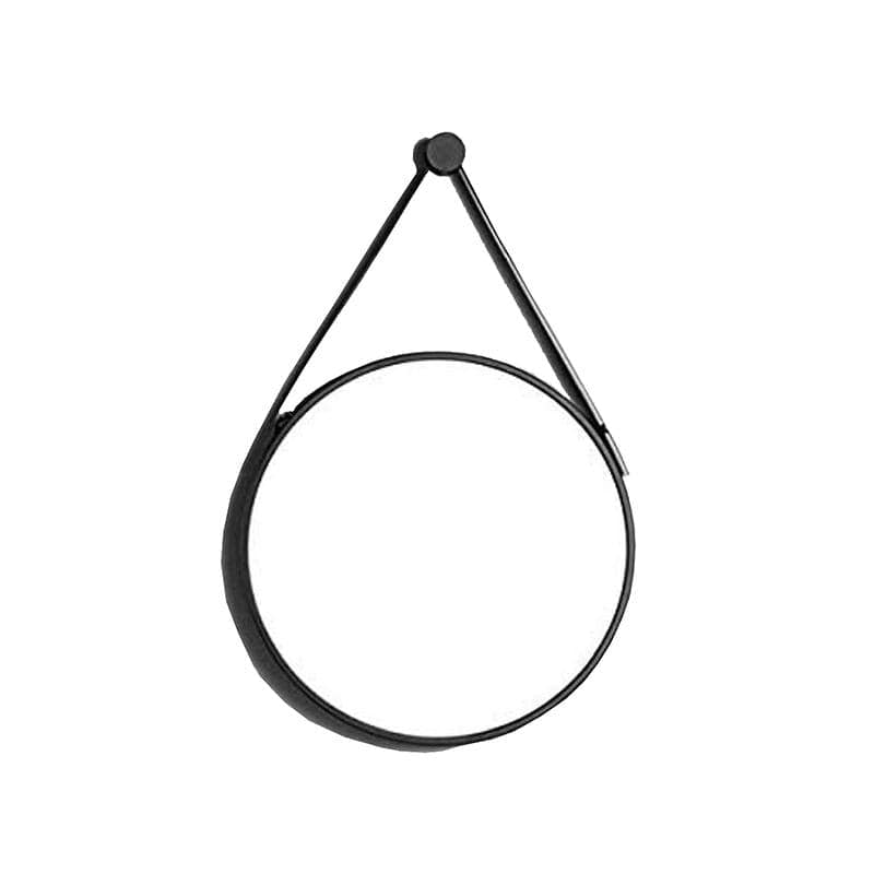 Grimstad Metal Strap Mirror 60cm | Black - Home Cartel ®