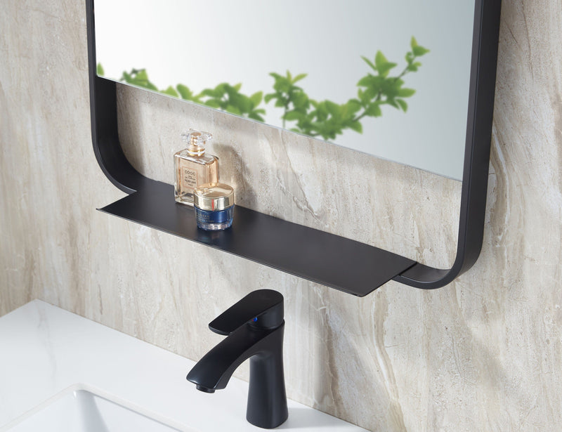 Amelia (LED) | Mirror with Shelf (55cm x 100cm)