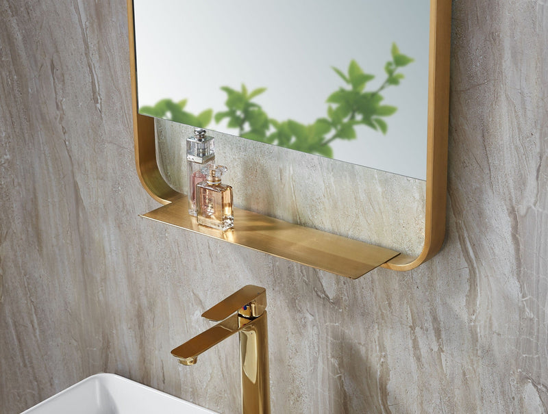 Amelia (LED) | Mirror with Shelf (55cm x 100cm)