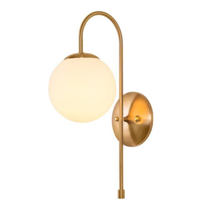 Ulla | Gold Frost Wall Sconce - Home Cartel ®